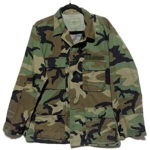 US Army BDU Field Jacket Mens Medium Woodland Camo 8415-01-084-1647